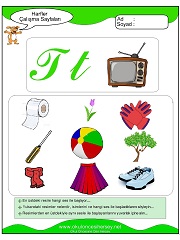 T Sesi Çalışma Sayfaları